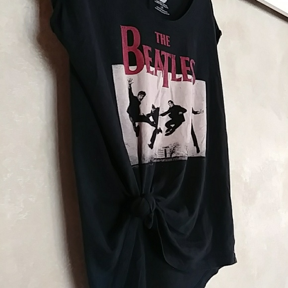 Beatles Products Tops - Reclaimed Beatles Jump Tshirt